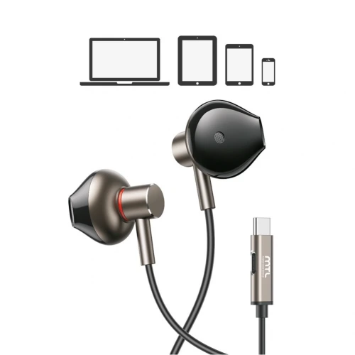 MTL MT255 Type-C Kablolu Mikrofonlu Magnetic Kulaklık | Type-C Şarj Girişli