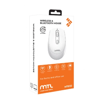 MTL MT8122 Şarjlı Kablosuz Mouse | WiFi | Bluetooth