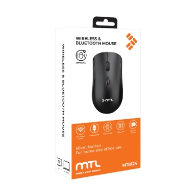 MTL MT8124 Şarjlı Kablosuz Mouse | WiFi | Bluetooth