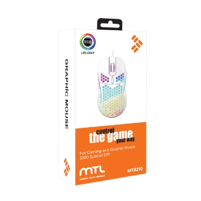 MTL MT8210 RGB USB Kablolu Oyuncu Mouse | 3200dpi
