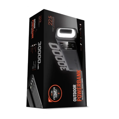 Powerway PD30 30000 Mah 22.5W Lcd Göstergeli Powerbank | Led Lamba