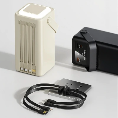 Powerway PD80 80000 Mah 22.5W Lcd Göstergeli Powerbank | Kamp Işığı