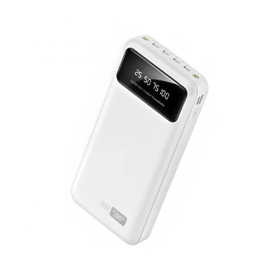 Powerway T10 10000 mAh 4 lü Kablolu Standlı Powerbank | El Feneri | LCD Gösterge