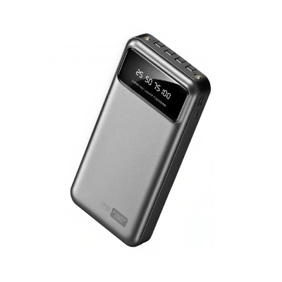 Powerway T10 10000 mAh 4 lü Kablolu Standlı Powerbank | El Feneri | LCD Gösterge