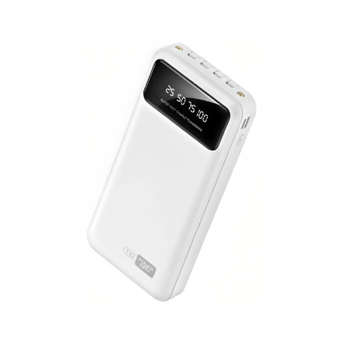 Powerway T20 20000 mAh 4 lü Kablolu Standlı Powerbank | El Feneri | LCD Gösterge