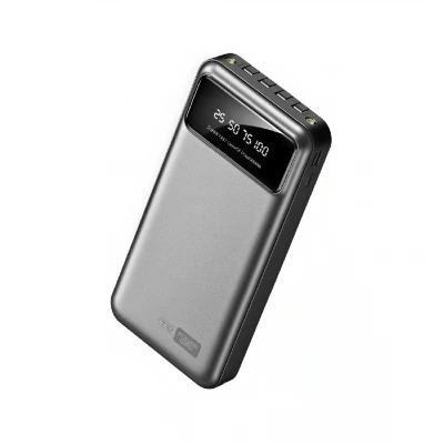 Powerway T20 20000 mAh 4 lü Kablolu Standlı Powerbank | El Feneri | LCD Gösterge