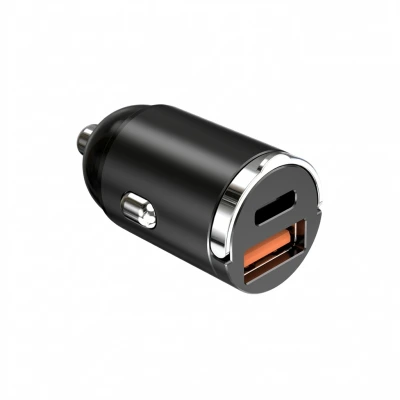 Powerway Mini Kit 30W 3A PD Hızlı Araç Şarj Başlık | 1xType-C 1xUSB