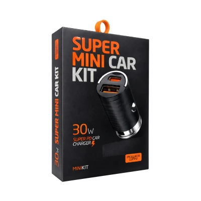 Powerway Mini Kit 30W 3A PD Hızlı Araç Şarj Başlık | 1xType-C 1xUSB