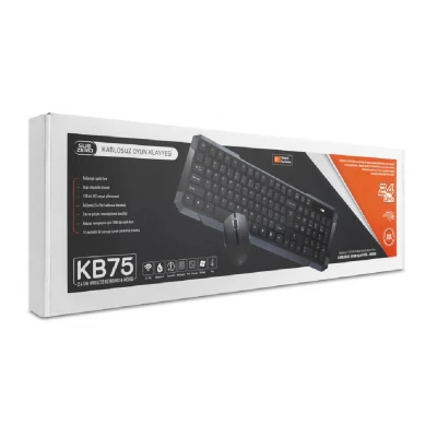 Subzero KB75 Kablosuz Tr Q Klavye | Mouse Set | Suya Dayanıklı
