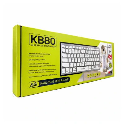 Subzero KB80 Kablosuz Mini Klavye | Mouse Set