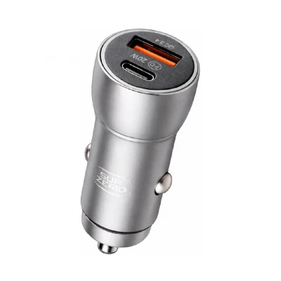 Subzero CR33 20W 3.4A Hızlı PD | Usb Metal Araç Şarj Başlığı
