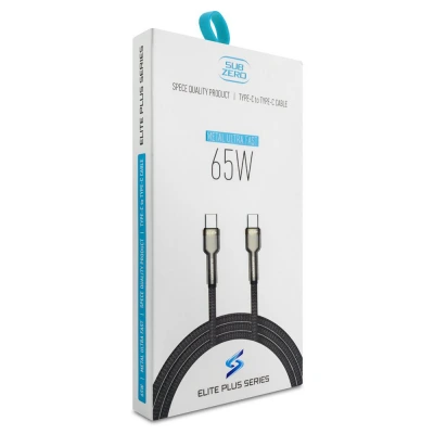 Subzero CL202 65W Örgülü Type-C Type-C PD Data | Şarj Kablosu