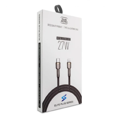 Subzero CL204 Type-C Lightning Örgülü 27W Hızlı Data | Şarj Kablosu