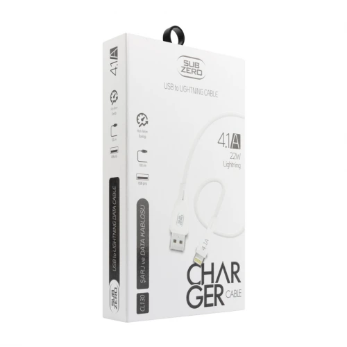 Subzero CL130 Lightning 22W 4.1A Data | Şarj Kablosu