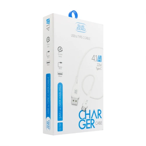 Subzero CL132 Type-C 22W 4.1A Data | Şarj Kablosu