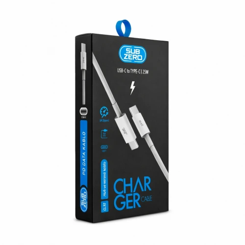 Subzero CL92 25W Type-C Type-C PD Ara Kablo