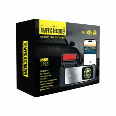 Subzero CMR40 Araç İçi WiFi Kamera | Gece Görüşlü | Full HD 1080P