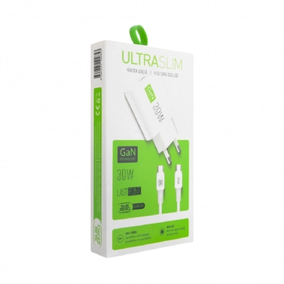 Subzero GAN30 Type-C To Type-C  30W Hızlı Pd Şarj | Slim Kasa