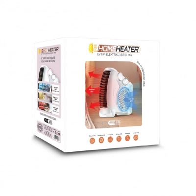 Subzero HTR22 Fanlı Isıtıcı | 2000W | 3 Kademeli