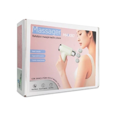 Subzero Max90 Titreşimli Tüm Vücut Masaj Aleti | 9 Başlıklı