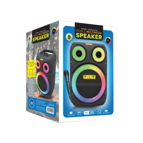 Subzero WR152 RGB Bluetooth Speaker 8" | TWS | Mikrofon