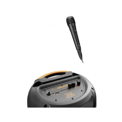 Subzero WR191 Bluetooth Party Speaker 2 x 8.5" | Led Işık | Kablolu Mikrofon | Kumanda