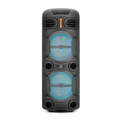 Subzero WR191 Bluetooth Party Speaker 2 x 8.5" | Led Işık | Kablolu Mikrofon | Kumanda