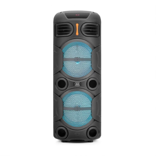 Subzero WR191 Bluetooth Party Speaker 2 x 8.5" | Led Işık | Kablolu Mikrofon | Kumanda
