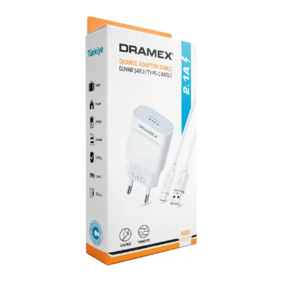 Dramex D21T Type-C 2.1 Amper Ev Şarj Aleti