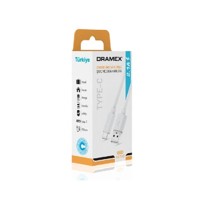 Dramex D21TKE Type-C 2.1 Amper Eko Kutu Usb Kablo