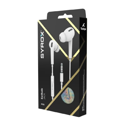 Syrox K12S Jack Girişli Silikonlu Kulaklık