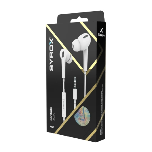 Syrox K12S Jack Girişli Silikonlu Kulaklık