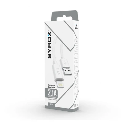 Syrox C12 Lightning 2A Şarj Kablosu