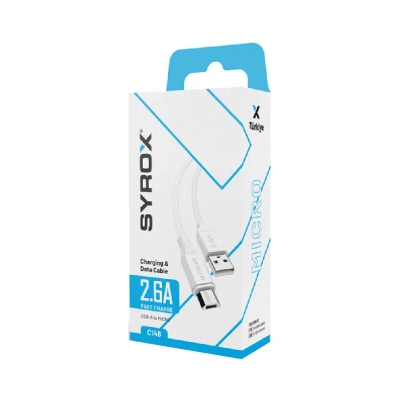 Syrox C148 Micro 1.0 Mt 2.6A Kutu Kablo