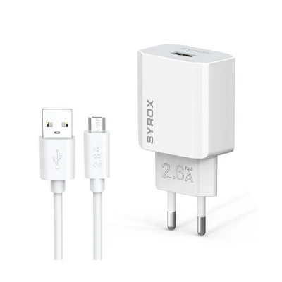 Syrox J47 Micro 2.6A Ev Şarj Aleti