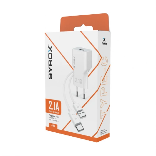 Syrox Syx-J28 Type-C 2.0A Şarj Aleti