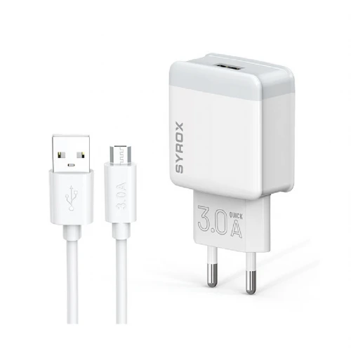 Syrox Syx-Q30 Micro 3A Quıck Hızlı Ev Şarj