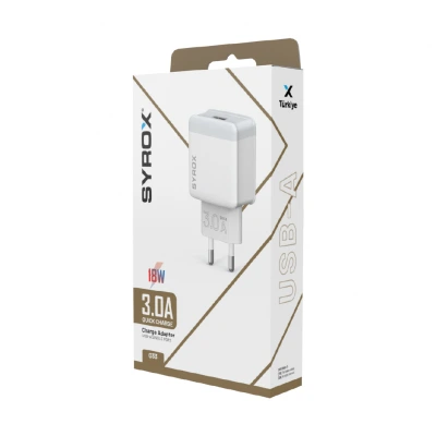 Syrox Syx-Q33 3.0 Amper 18w Hızlı Usb Ev Başlık