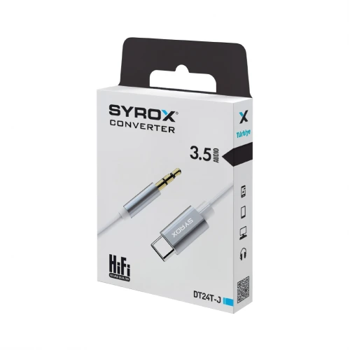 Syrox Type-C Aux Kablo DT24T-J