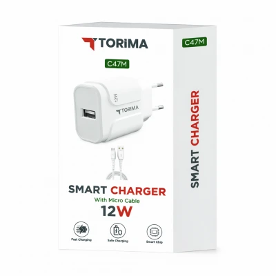 C47M 12W Micro Şarj Aleti 