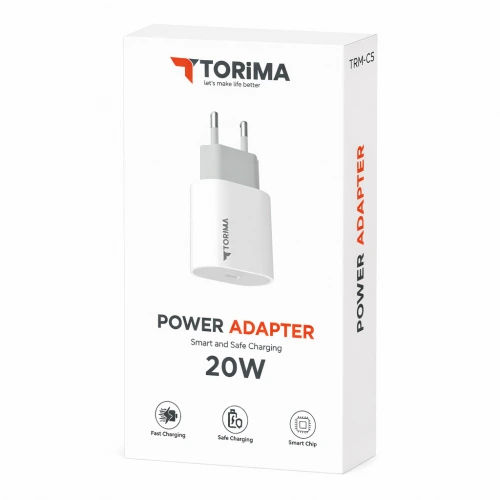 C5 Type-C Çıkışlı 20W Pd Ev Şarj Başlığı