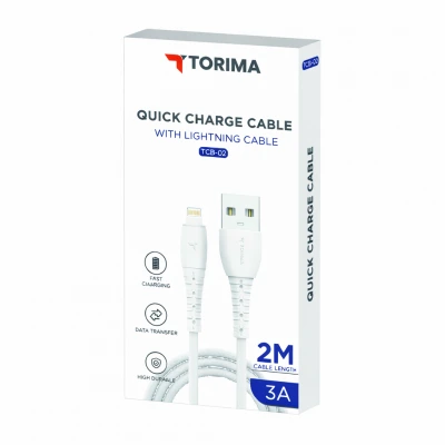 Tcb-02 Lightning 3 Amper 2m Hızlı Usb Kablo