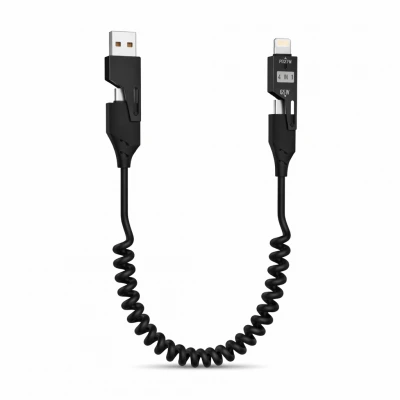 Torima U110 4in1 Hızlı Şarj Kablosu 65W | Type-C  - USB -> Type-C - Lightning 