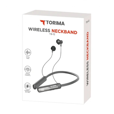 TB-12 Kablosuz Boyun Askılı Bluetooth Kulaklık V5.4 | 5 Farklı Ses Modu