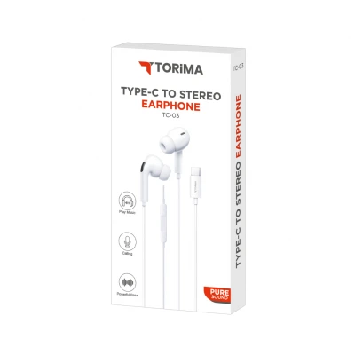 TC03 Type-C Kablolu Mikrofonlu Kulaklık