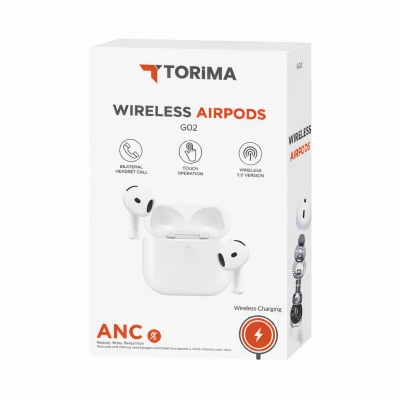 Torima G02  ANC Bluetooth Kulaklık | Aktif Gürültü Önleme