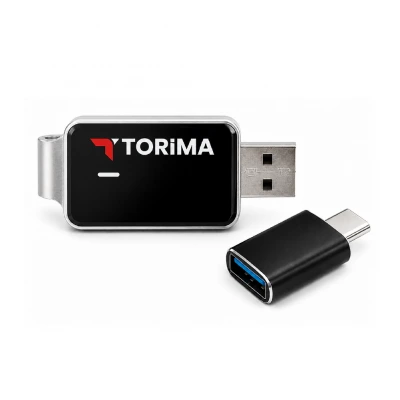 Torima TAB10 Mini 2in1 Kablosuz Carplay Usb ve Type-C Uyumlu Araç Multimedya Dönüştürücü Adaptör