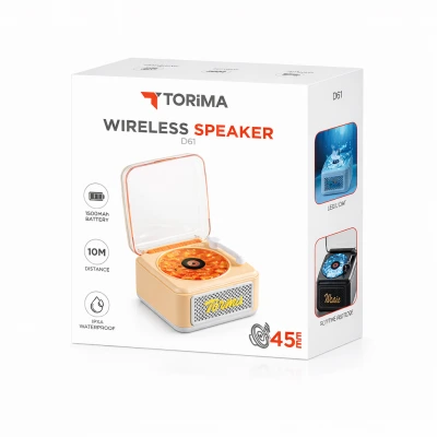 D61 Nostaljik Bluetooth Müzik Kutusu | Usb | Sd