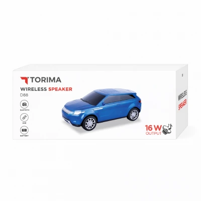 Torima D88 Kablosuz Araba Speaker | Selfie Çekimi |16W