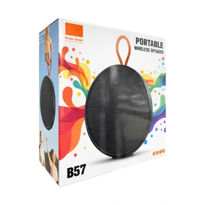 B57 Yuvarlak Bluetooth Speaker | FM Radio